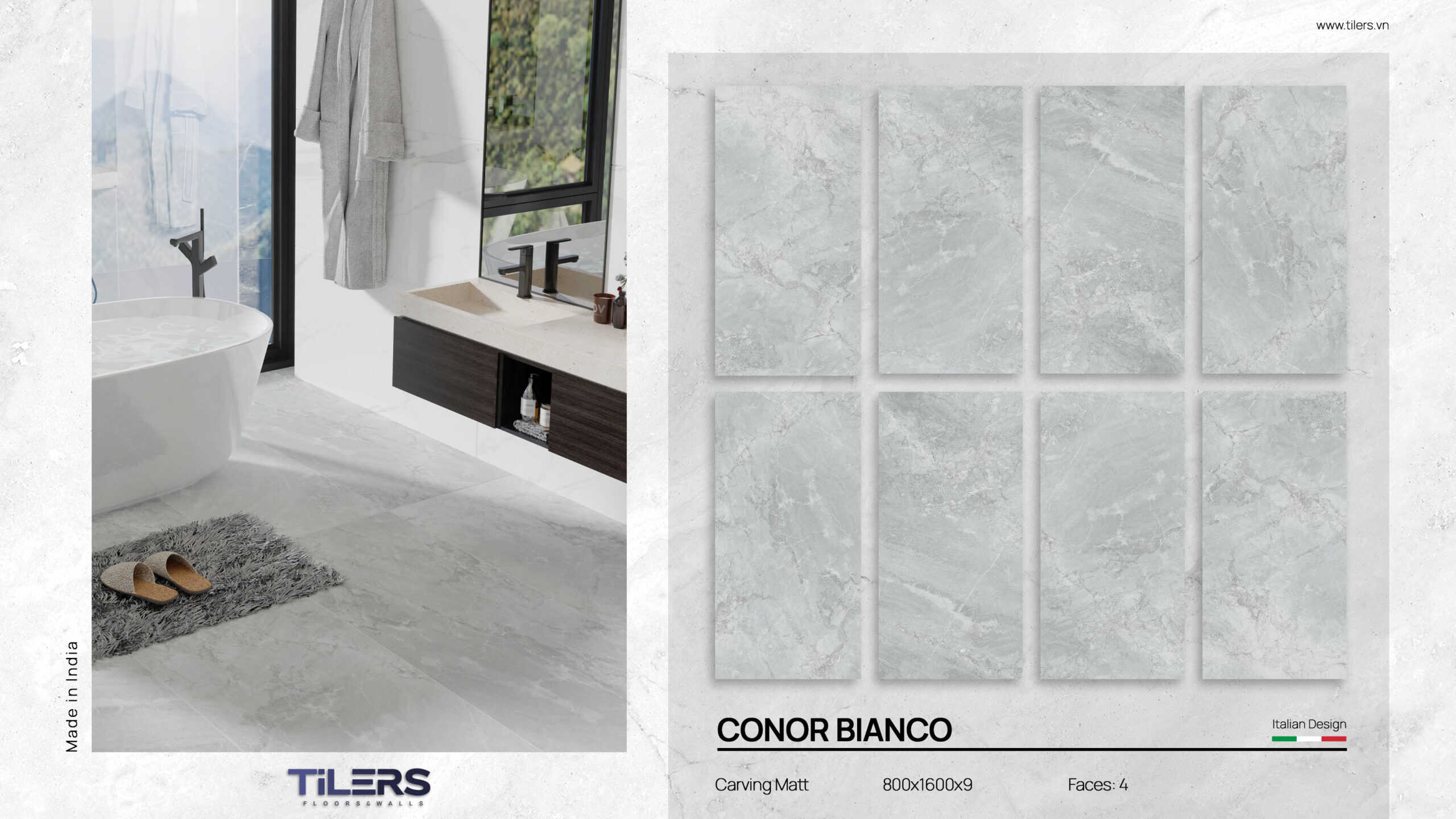 CONOR BIANCO GRANDE - CARVING MATT 0816 (2)