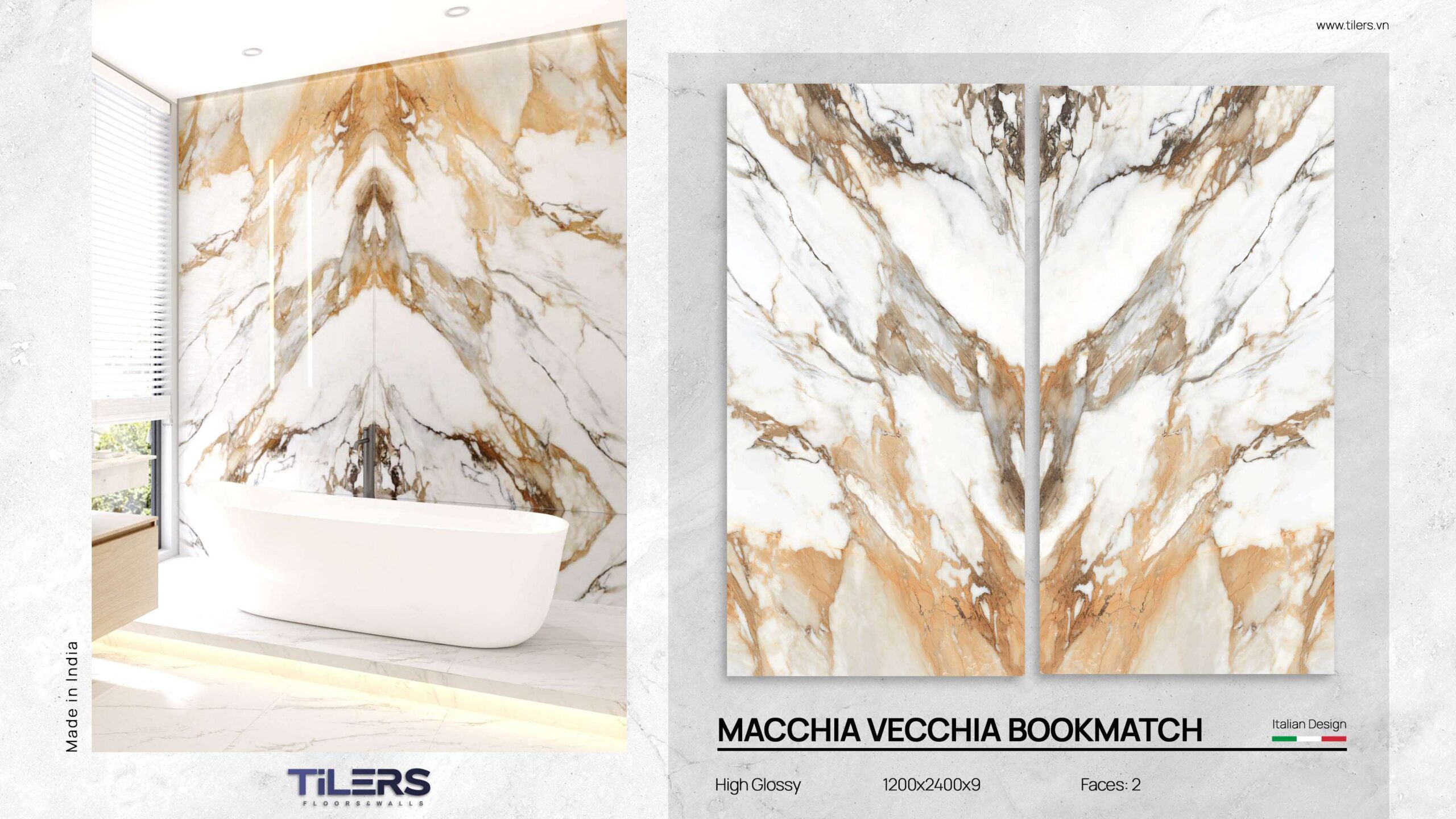 MACCHIA VECCHIA BOOKMATCH - HIGH GLOSSY 1224 (02)
