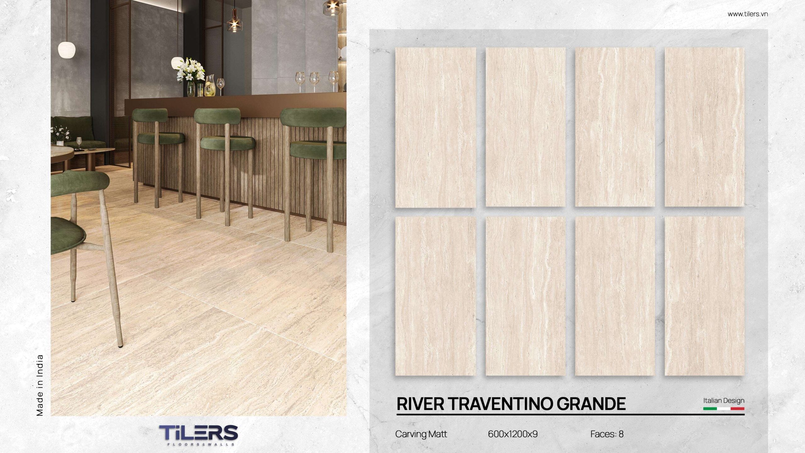 RIVER TRAVENTINO GRANDE - CARVING MATT 0612 (2)