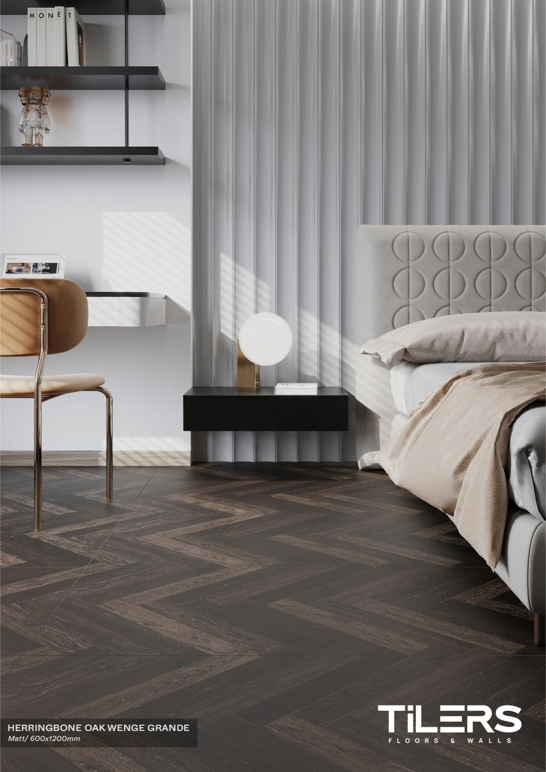 TILERS HERRINGBONE OAK WENGE GRANDE - MATT 0612 (3)