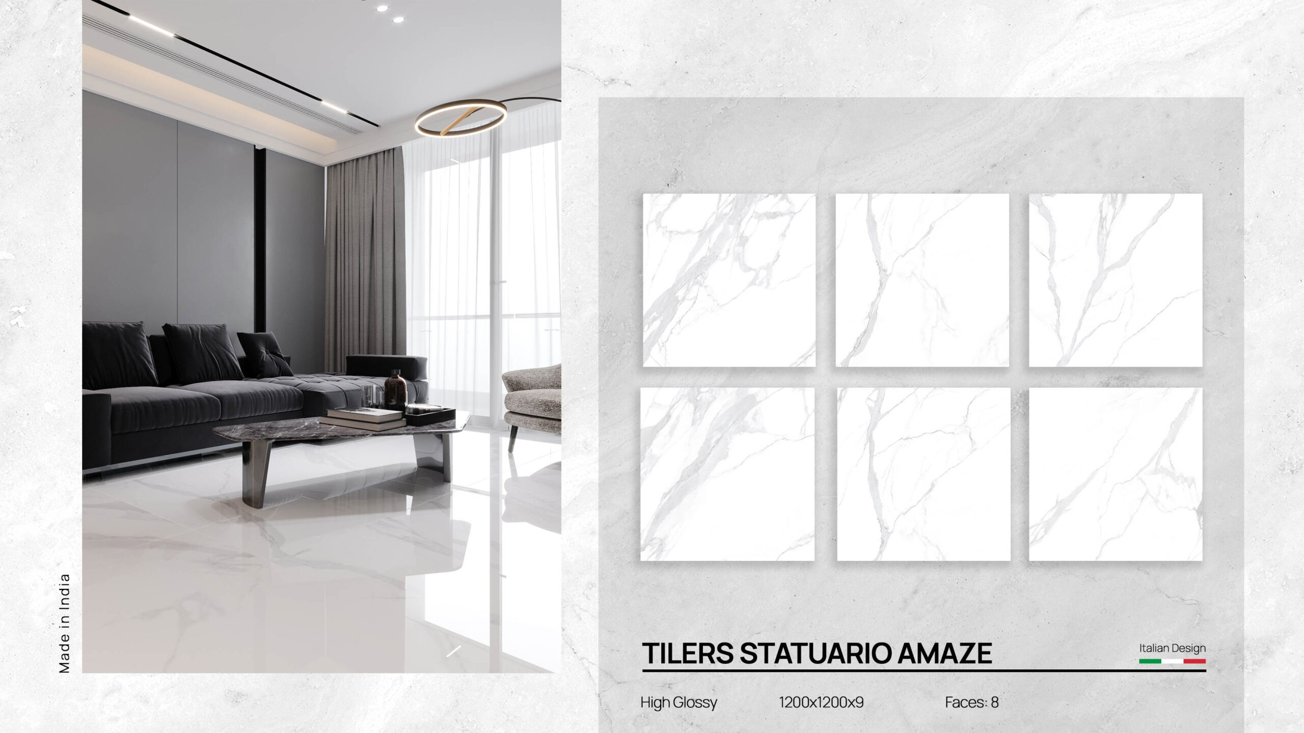 TILERS STATUARIO AMAZE - POLISH 1212 (2)